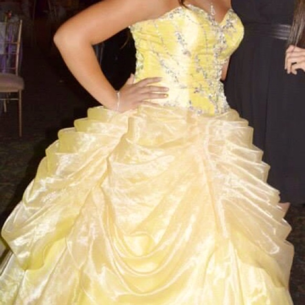 Yellow Quinceanera Dress